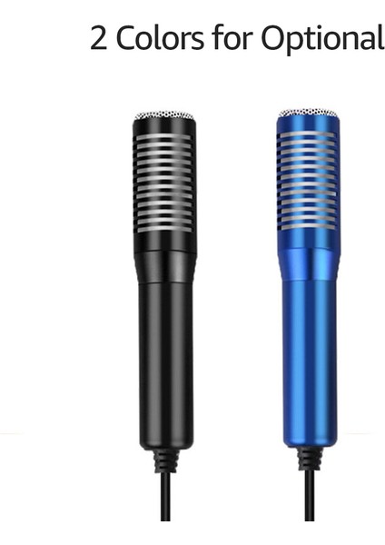 Mini USB Kablolu Kondansatör Mikrofonu, Tripod ve Pop Filtresi ile Bilgisayar Oyunları ve Müzik Kaydı Için (Yurt Dışından)