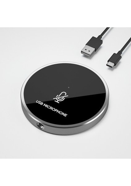 USB Masaüstü Pc Mikrofonu 360° Tam Yönlü Tak ve Kullan (Yurt Dışından)