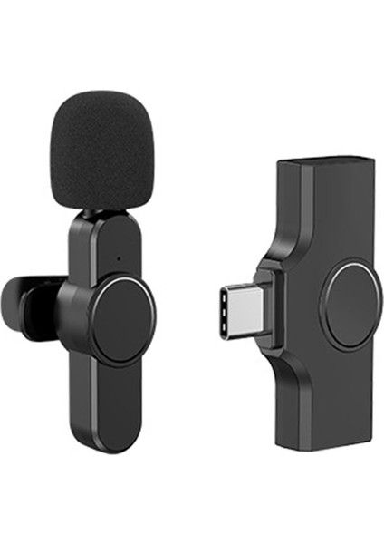 Mini Kablosuz 2.4g Lavalier Mikrofon 360° Omnidirectional Gürültü Azaltma (Yurt Dışından)