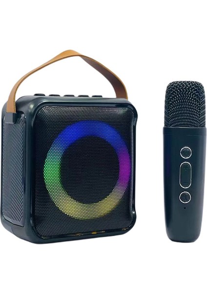 Pembe F-5288 Kablosuz Bluetooth Taşınabilir Karaoke Ses Sistemi (Yurt Dışından)