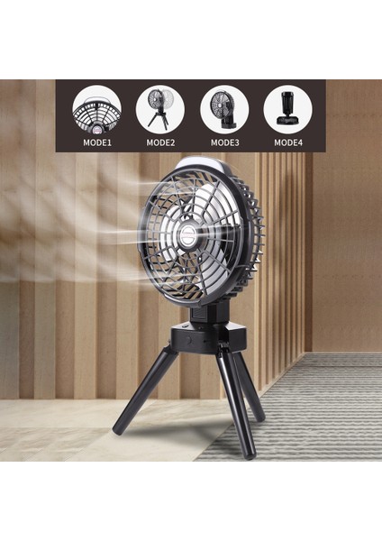 2'li Kamp Fanı LED Işık 4 Seviyeli Hızı (Yurt Dışından) fiyatları