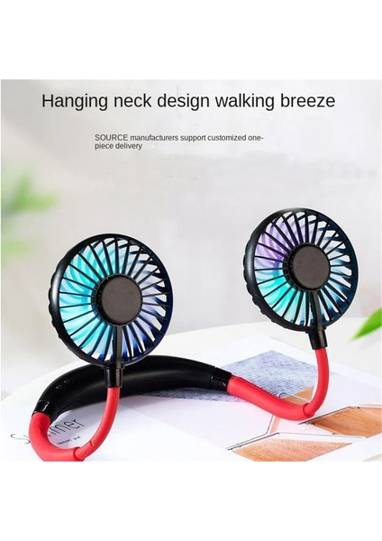 Çift Soğutmalı Taşınabilir USB Şarjlı Boyun Fanı (Yurt Dışından) fiyatları