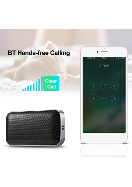 Aec BT209 Taşınabilir Mikrofonlu Tf Kartlı Bluetooth Hoparlörü (Yurt Dışından)
