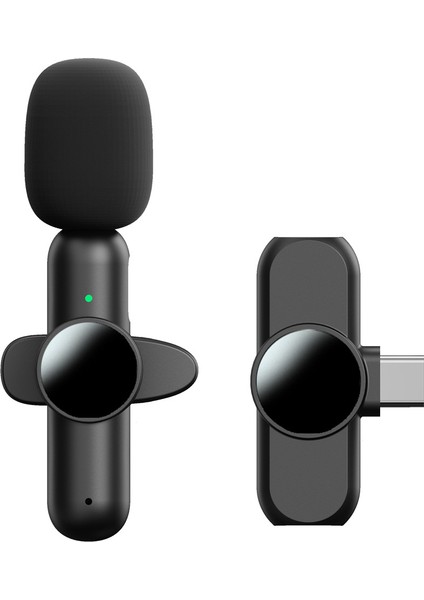 K3 Kablosuz Lavalier Mikrofon Tek Çekik Iki Adet Gürültü Azaltma 2.4g (Yurt Dışından)