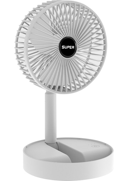 Katlanabilir Teleskopik Kablosuz Taşınabilir 2000MAH 3 Hızlı Fan (Yurt Dışından)