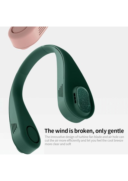 Kılıfsız Boyun Asılı Pasta Renkli 360° Geniş Alanlı Hava Dağıtımı Üç Hızlı Fanı (Yurt Dışından) indirimleri