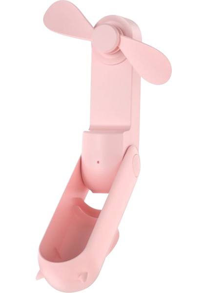 Mini USB El Fanı Güç Bankası Işlevli 2 Hızlı (Yurt Dışından)