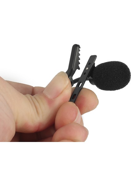 Hepsine Yönelik Lavalier Mikrofon 3.5mm Trrs 3m Kablolu (Yurt Dışından)
