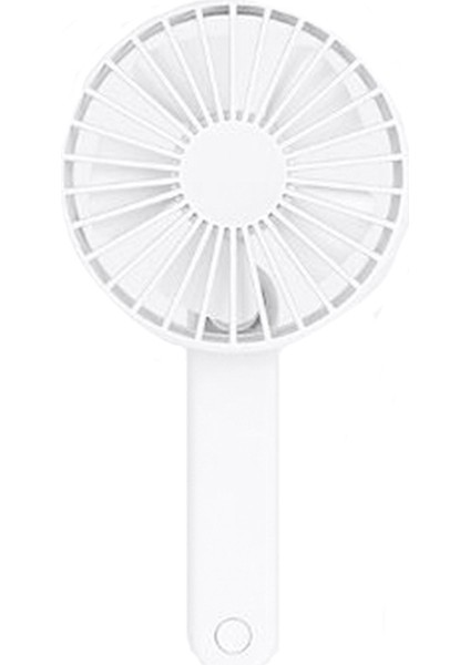 Qualitell Mini Katlanabilir Beyaz USB Şarj Edilebilir 3 Hızlı El Fanı (Yurt Dışından)
