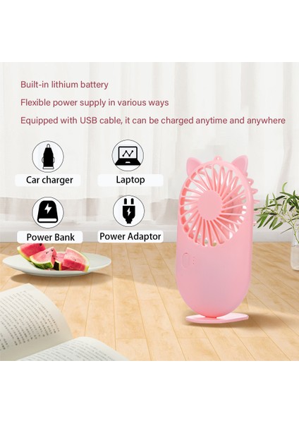 Cep Fanı USB Şarjlı 3 Hız Ayarlı (Yurt Dışından)