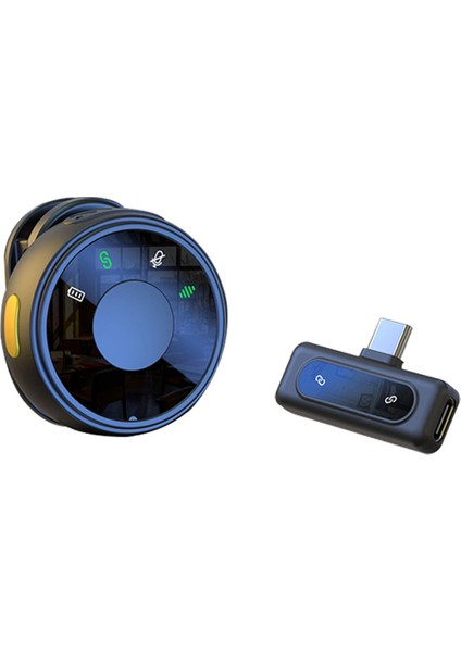 Kablosuz Mikrofon Çift Takılı Mikrofonlar Plug And Play Gürültü Azaltma（ (Yurt Dışından)