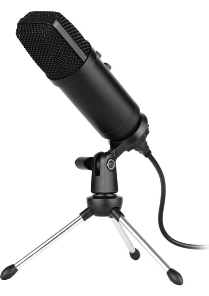 Ammoon USB Kondanser Mikrofon Mini Masa Tripodu Müzik Kaydı (Yurt Dışından)
