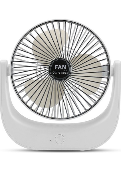 Masaüstü USB Şarjlı 6 Inç Parlak Gümüş Renkli Taşınabilir Sessiz Mini Elektrikli Fan (Yurt Dışından) fiyatları