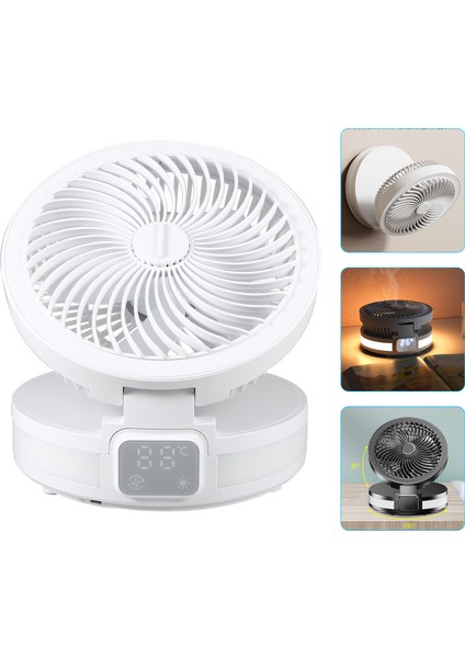 USB Masa Fanı Uygulama Kontrollü 4 Hız Açı Ayarlı (Yurt Dışından) fiyatları