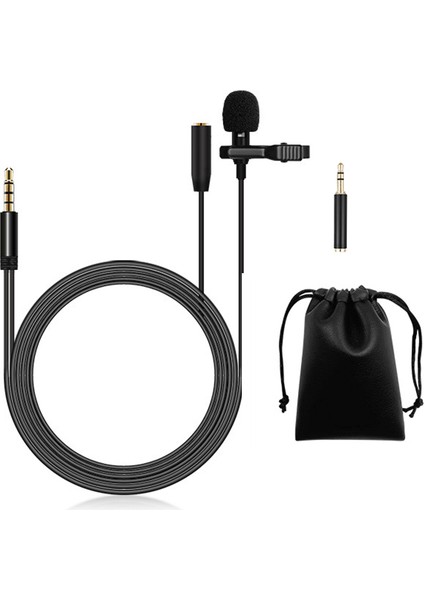 Kayıt Için Mini 3.5mm Pluğlu Lavalier Mikrofon (Yurt Dışından)