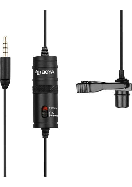 Boya By - M1 Dslr Kameralı Kamera, iPhone Için Çok Yönlü Lapel Mikrofonu (Yurt Dışından)