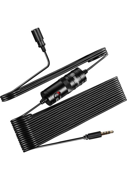 Boya By - M1 Dslr Kameralı Kamera, iPhone Için Çok Yönlü Lapel Mikrofonu (Yurt Dışından)