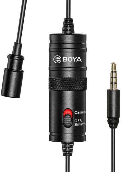 Boya By - M1 Dslr Kameralı Kamera, iPhone Için Çok Yönlü Lapel Mikrofonu (Yurt Dışından)