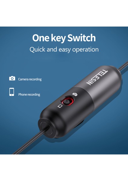Telesın Mıc - LAV02 Lavalier Omnidirectional Mikrofon 5.5 Metre Uzunluğunda Kablo (Yurt Dışından) fiyatları
