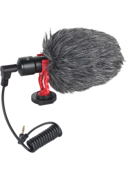 Soleste Mz1 Kondansatör Mikrofonu 3.5mm Tak ve Çalıştır Şok Mountu (Yurt Dışından)