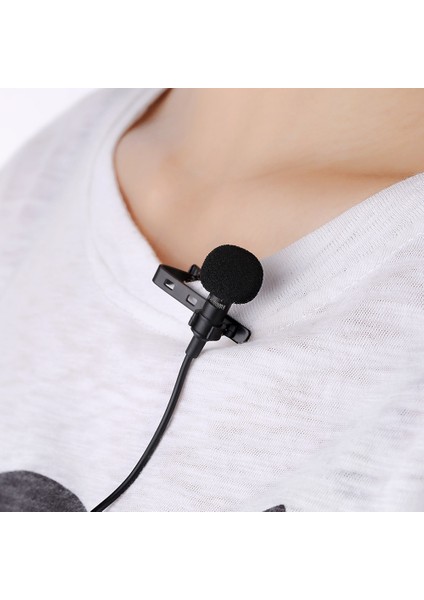 Mini Takılabilir 3.5mm Jack Kondansatörlü Kablolu iPhone ve Bilgisayar Mikrofonu (Yurt Dışından)