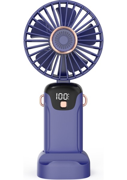 Taşınabilir Mini El Fanı 5 Ayarlı Hızı Sessiz Çalışma (Yurt Dışından)