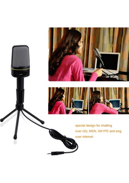 Masaüstü Laptop/pc Için Profesyonel Vokal Kaydı Için Mikrofon (Yurt Dışından)