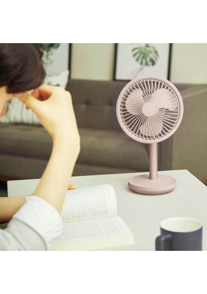 Solove Masaüstü Fan F5 Ayarlanabilir Hızı 4000MAH Pil (Yurt Dışından)