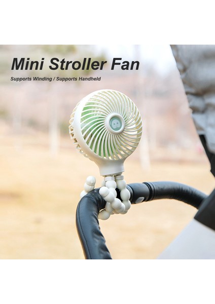 USB Kanatsız Taşınabilir Şarj Edilebilir Fan (Yurt Dışından)