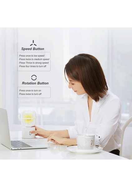 Mini Masa Fanı Sessiz 3 Hızlı USB Ile Çalışan (Yurt Dışından) fırsatları