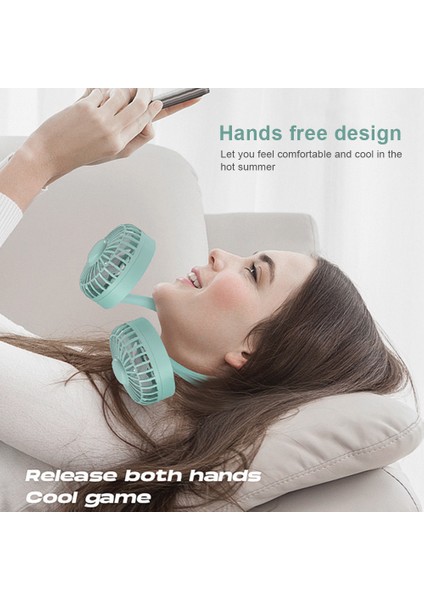 Taşınabilir Boyun Asılı USB Şarj Edilebilir 3 Hız Ayarlı Fan (Yurt Dışından) modelleri