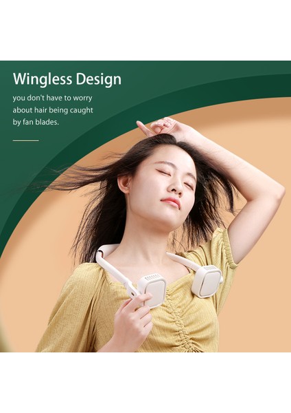 Taşınabilir Boyun Asılı Fan USB Pil ile Çalışan 3 Vites Ayarlı (Yurt Dışından) modelleri