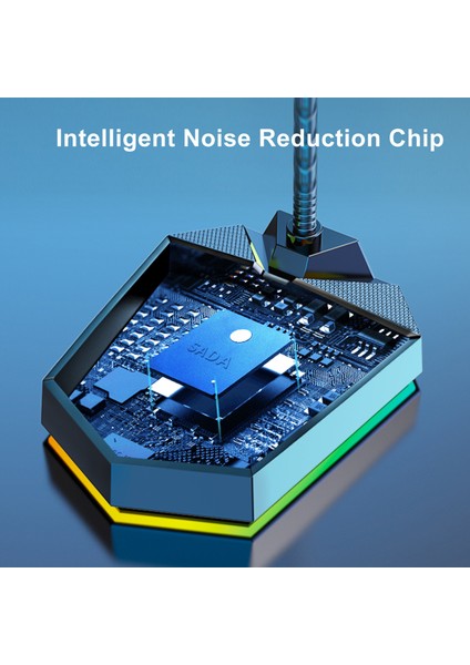 Sada MK01 3.5mm Masa Mikrofonu Tak Çalış 360 Derece Yönsüz (Yurt Dışından)