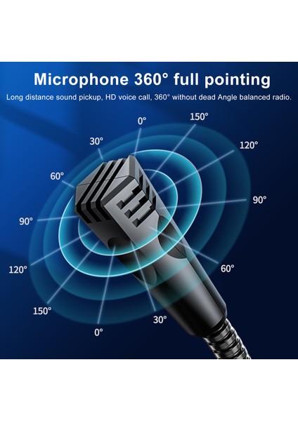 Sada MK01 3.5mm Masa Mikrofonu Tak Çalış 360 Derece Yönsüz (Yurt Dışından)