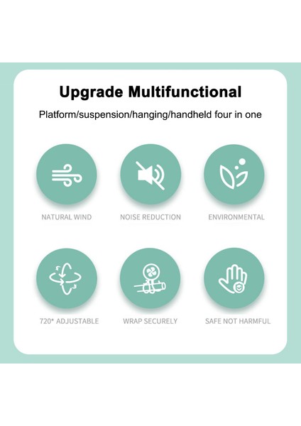 Taşınabilir El Fanı 3 Ayarlı Hızı 360° Dönebiliyor (Yurt Dışından) indirimleri