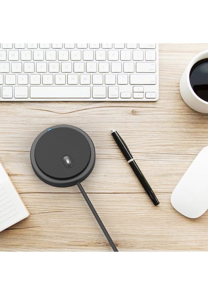UM02 Toplantı ve Sesli Sohbet Için USB Her Yönlü Kondansatör Mikrofonu (Yurt Dışından)