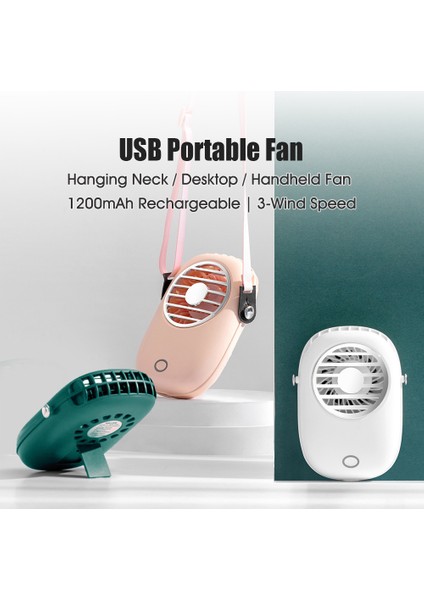 USB Mini Taşınabilir Fan 3 - Düşük Gürültülü Hızı (Yurt Dışından) fiyatları
