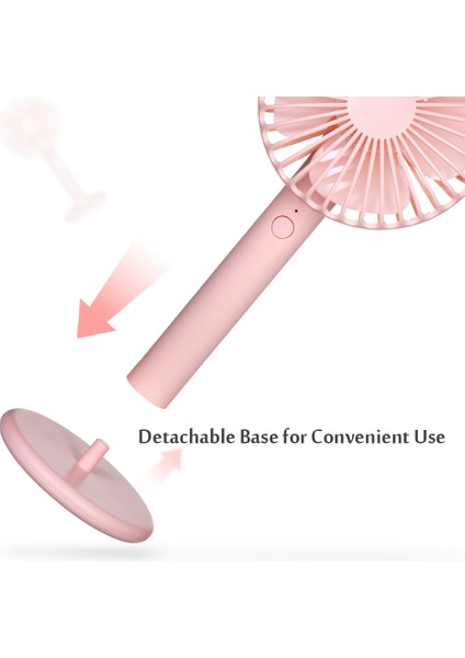 Ayçiçeği Şeklinde Taşınabilir El Fanı Şarj Edilebilir 3 Ayarlı Hız (Yurt Dışından) modelleri