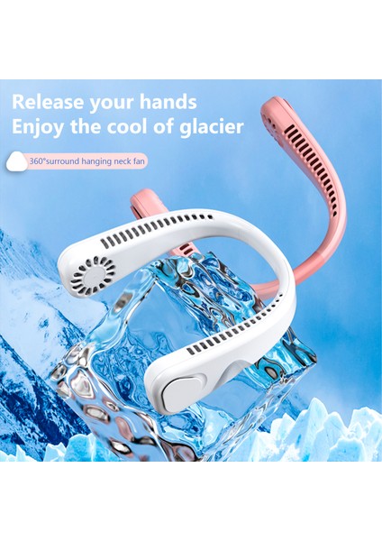 Taşınabilir Boyun Fanı USB Şarj Edilebilir 3 Hızlı (Yurt Dışından) fiyatları