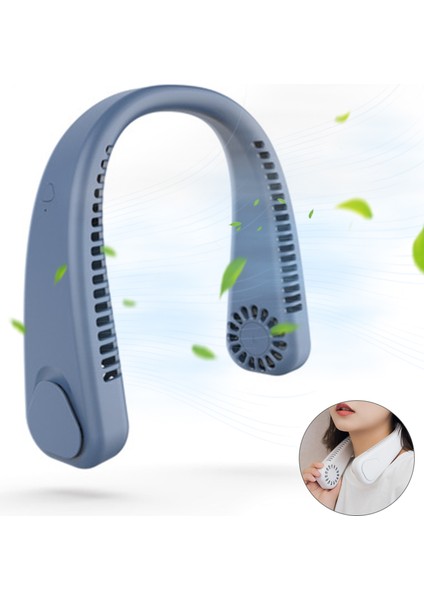 Taşınabilir Boyun Fanı USB Şarj Edilebilir 3 Hızlı (Yurt Dışından) indirimleri