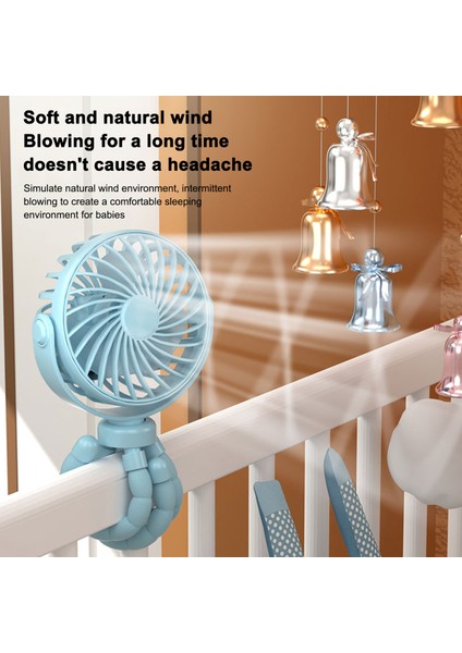 El Tutulabilir Taşınabilir Fan 3 Ayarlı Hız 360° Dönüş (Yurt Dışından) fırsatları