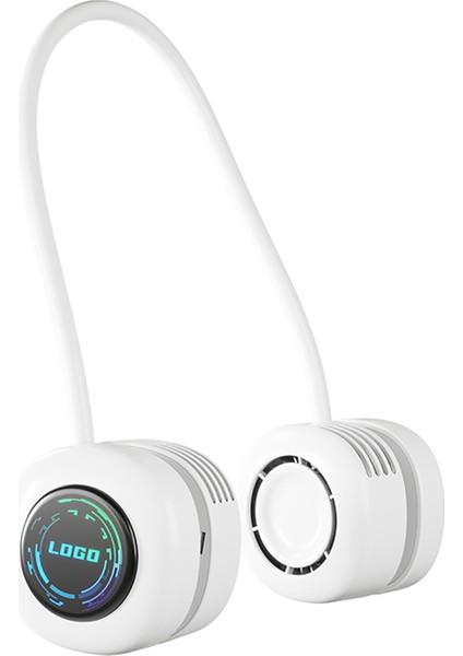 El Serbest Boyun Fanı USB Şarj Edilebilir 360° Katlanabilir (Yurt Dışından)