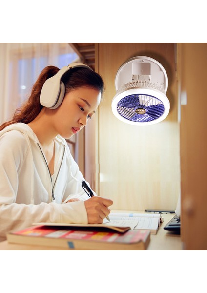 Taşınabilir Elektrikli 4 Hızlı Ayarlamalı Tip - C Şarjlı Fan (Yurt Dışından)