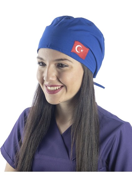 Bone Bayrak İşlemeli - 130 Koyu Saks