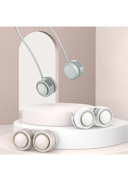 El Serbest Boyun Fanı USB Şarj Edilebilir 360° Katlanabilir (Yurt Dışından) indirimleri