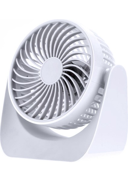 Yeni Öğrenci Yurdu USB Şarj Edilebilir Mini Beyaz Taşınabilir Sessiz Fan (Yurt Dışından)