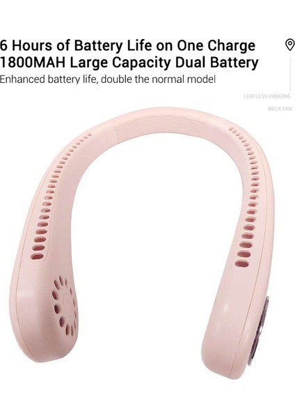 Kollu USB Şarj Edilebilir 3 Hız Ayarlı Fan (Yurt Dışından)