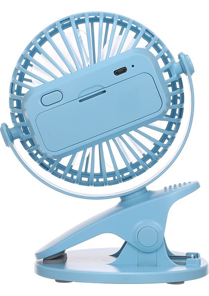 USB Mini Masa Üstü Tıkaç Fanı 360 Derece Dönen Şarj Edilebilir (Yurt Dışından)