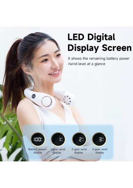 Taşınabilir Boyun Asma Fan 3 Vites Ayarlı 360° Lı Koyu Yeşil (Yurt Dışından) fırsatları