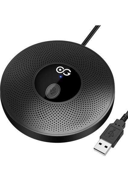 Masaüstü USB Mikrofonu 360° Tüm Yönlü 10M Alıcı Mesafeli (Yurt Dışından)